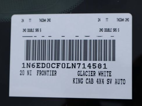 Used 2020 Nissan Frontier SV w/ SV Utility Package image 7