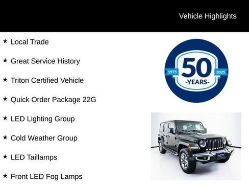 Used 2022 Jeep Wrangler Unlimited Sahara w/ LED Lighting Group AWD/4WD image 5