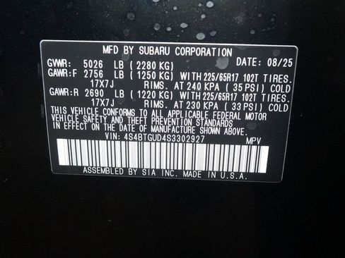 Used 2025 Subaru Outback Wilderness image 46