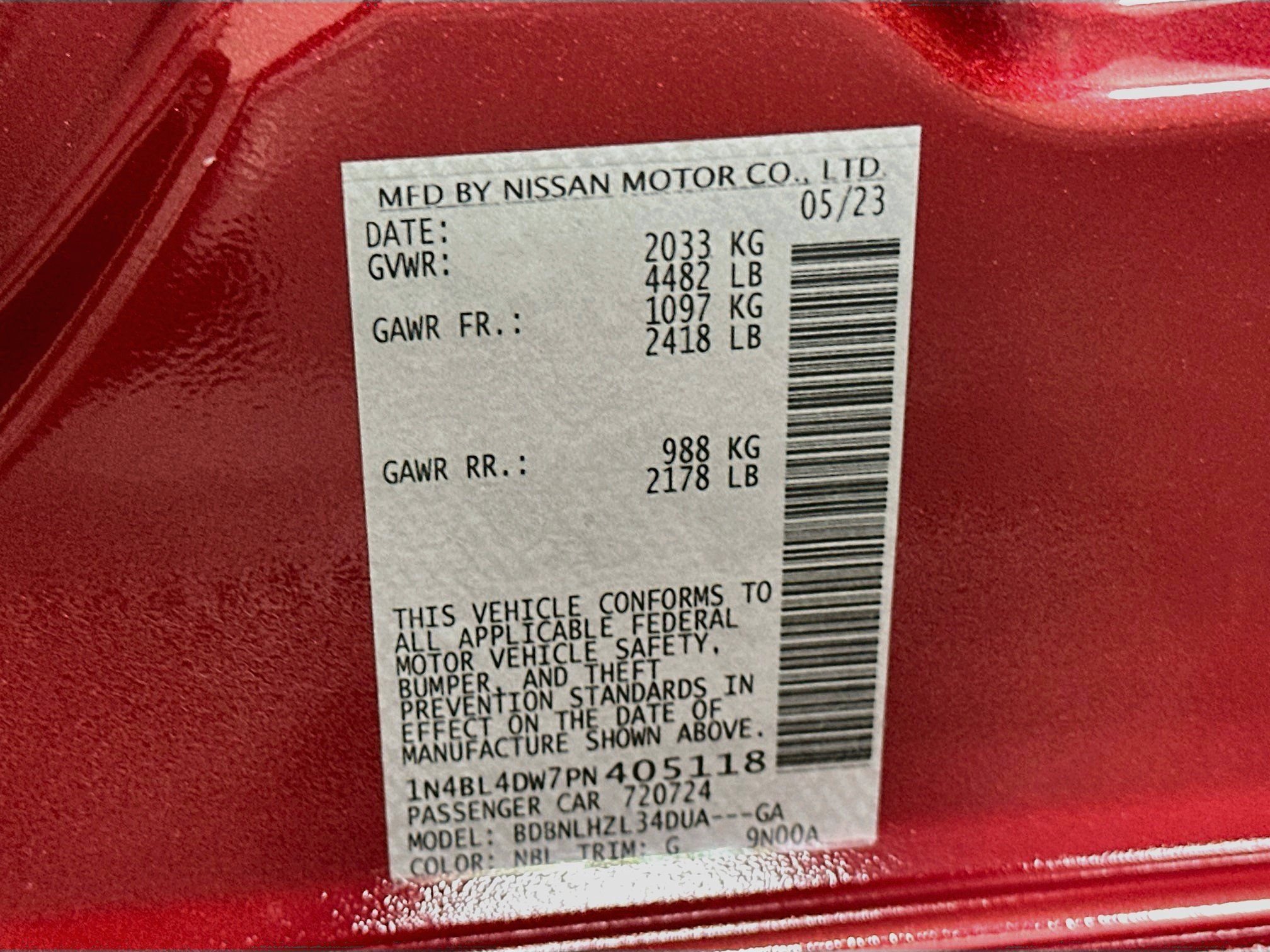 Used 2023 Nissan Altima 2.5 SV AWD/4WD image 12