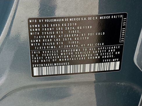 Used 2020 Volkswagen Tiguan SEL AWD/4WD image 48