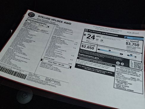 New 2025 Alfa Romeo Stelvio Sprint AWD/4WD image 11