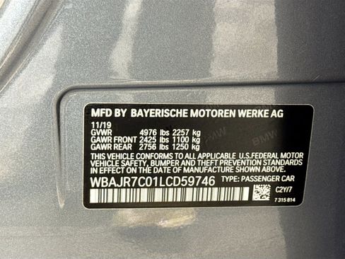 Used 2020 BMW 530i xDrive w/ Convenience Package image 42