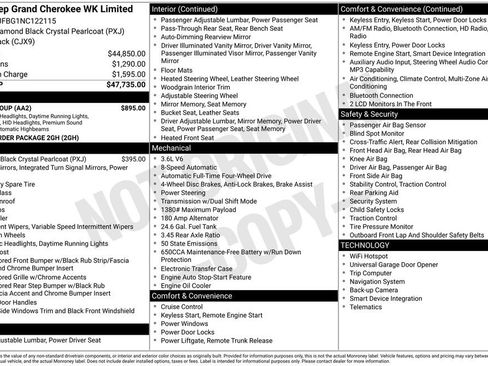 Used 2022 Jeep Grand Cherokee Limited w/ Tech Group image 7