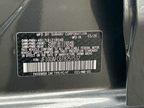 New 2026 Subaru Impreza 2.0i Sport AWD/4WD image 22
