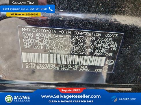 Used 2013 Lexus GS 350 w/ F Sport Pkg image 16