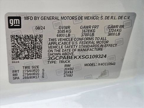 Used 2025 Chevrolet Silverado 1500 Custom w/ Turbomax Blackout Package RWD image 20