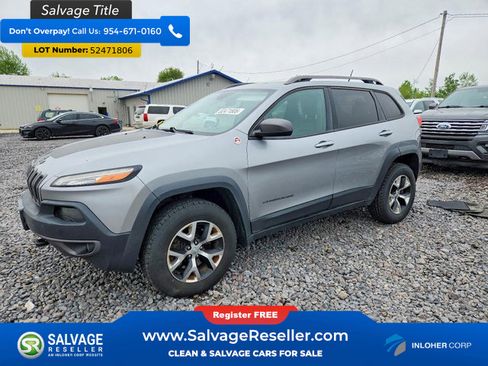 Used 2014 Jeep Cherokee Trailhawk w/ Leather Interior Group AWD/4WD image 1