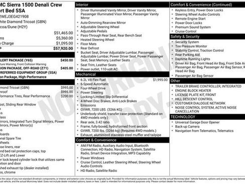 Used 2014 GMC Sierra 1500 Denali w/ Driver Alert Package AWD/4WD image 14