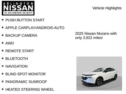 Certified 2025 Nissan Murano SL AWD/4WD image 8