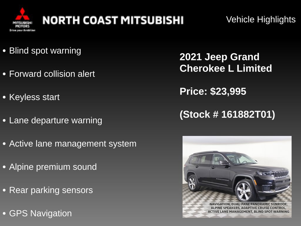 Used 2021 Jeep Grand Cherokee L Limited AWD/4WD image 2