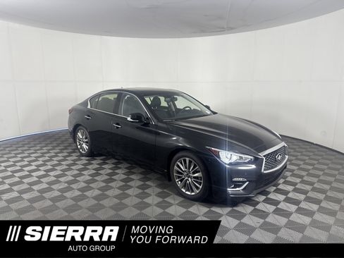 Used 2023 INFINITI Q50 Luxe w/ Cargo Package RWD image 1