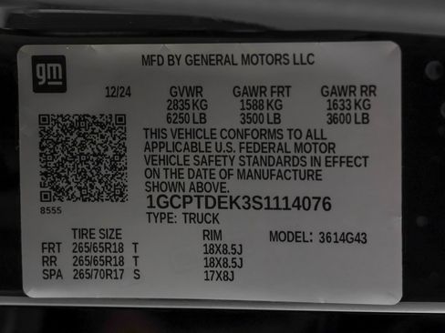 Certified 2025 Chevrolet Colorado Z71 AWD/4WD image 48