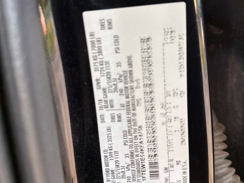 Used 2019 Ford F150 Platinum w/ Equipment Group 701A Luxury image 39