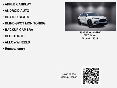 Used 2026 Honda HR-V Sport image 7