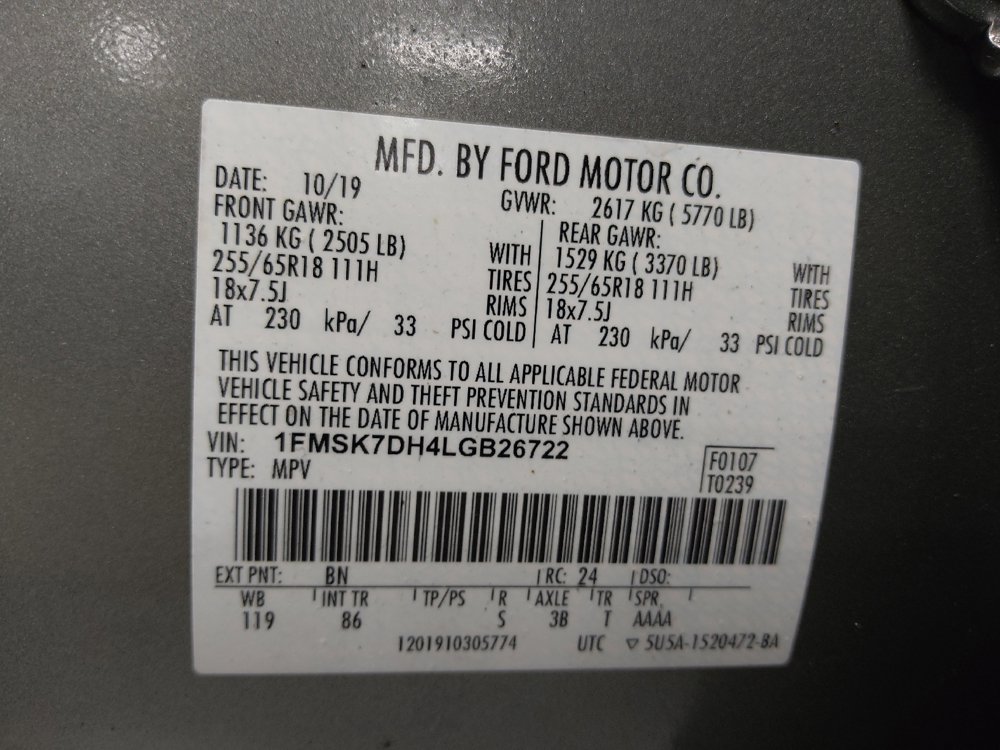 Used 2020 Ford Explorer XLT w/ Class III Trailer Tow Package RWD image 33