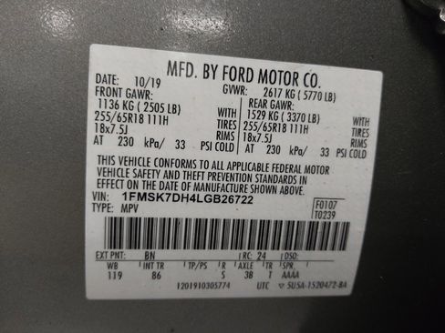 Used 2020 Ford Explorer XLT w/ Class III Trailer Tow Package RWD image 33