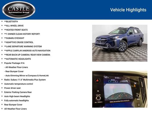 Used 2025 Subaru Outback Premium w/ Popular Package #1A AWD/4WD image 3