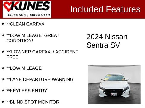 Used 2024 Nissan Sentra SV FWD image 3