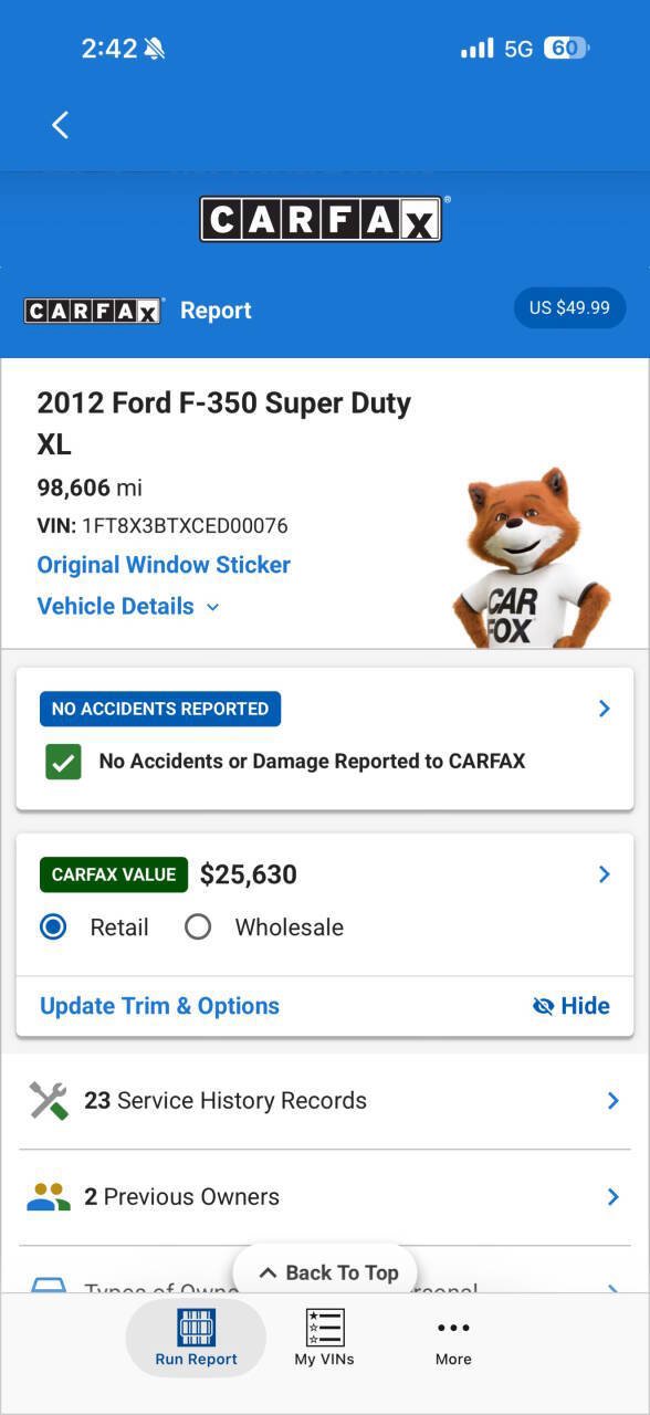 Used 2012 Ford F350 XL w/ Skid Plate Pkg AWD/4WD image 4