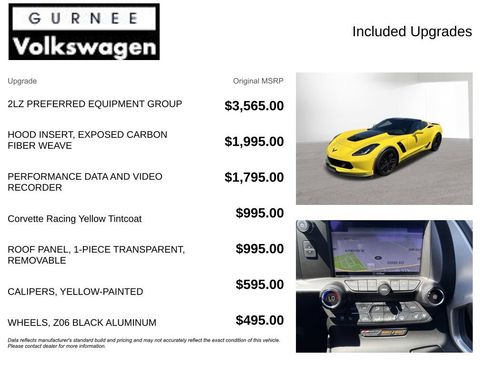Used 2016 Chevrolet Corvette Z06 w/ 2LZ Preferred Equipment Group RWD image 4