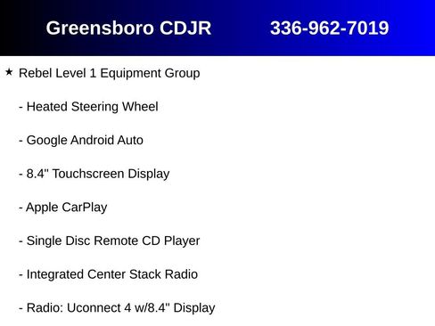 Used 2019 RAM 1500 Rebel w/ Rebel Level 1 Equipment Group image 15