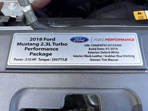 Used 2018 Ford Mustang Premium w/ Ecoboost Performance Package image 18