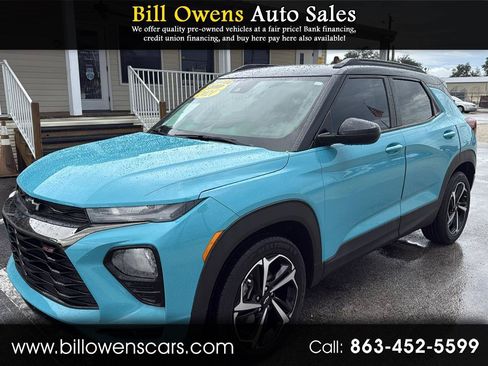 Used 2021 Chevrolet TrailBlazer RS w/ Technology Package FWD image 1