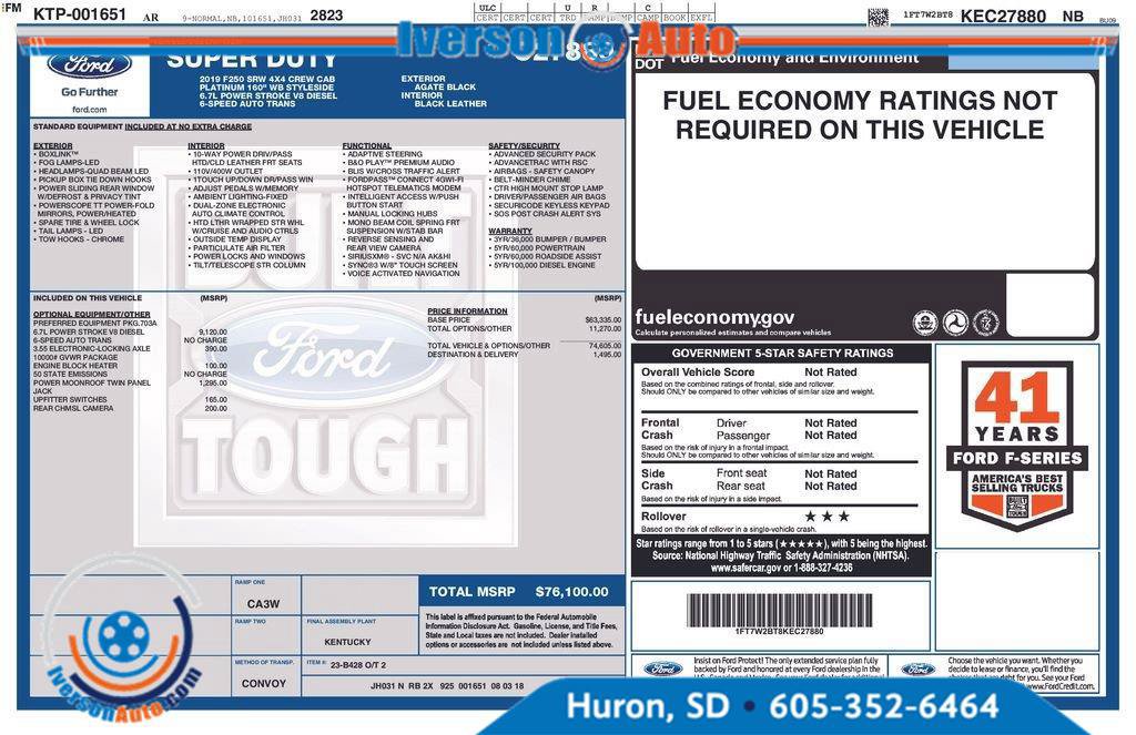 Used 2019 Ford F250 Platinum AWD/4WD image 4