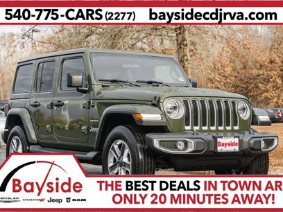 Used 2021 Jeep Wrangler Unlimited Sahara w/ LED Lighting Group
