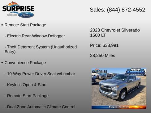 Used 2023 Chevrolet Silverado 1500 LT w/ Z71 Off-Road Package AWD/4WD image 22