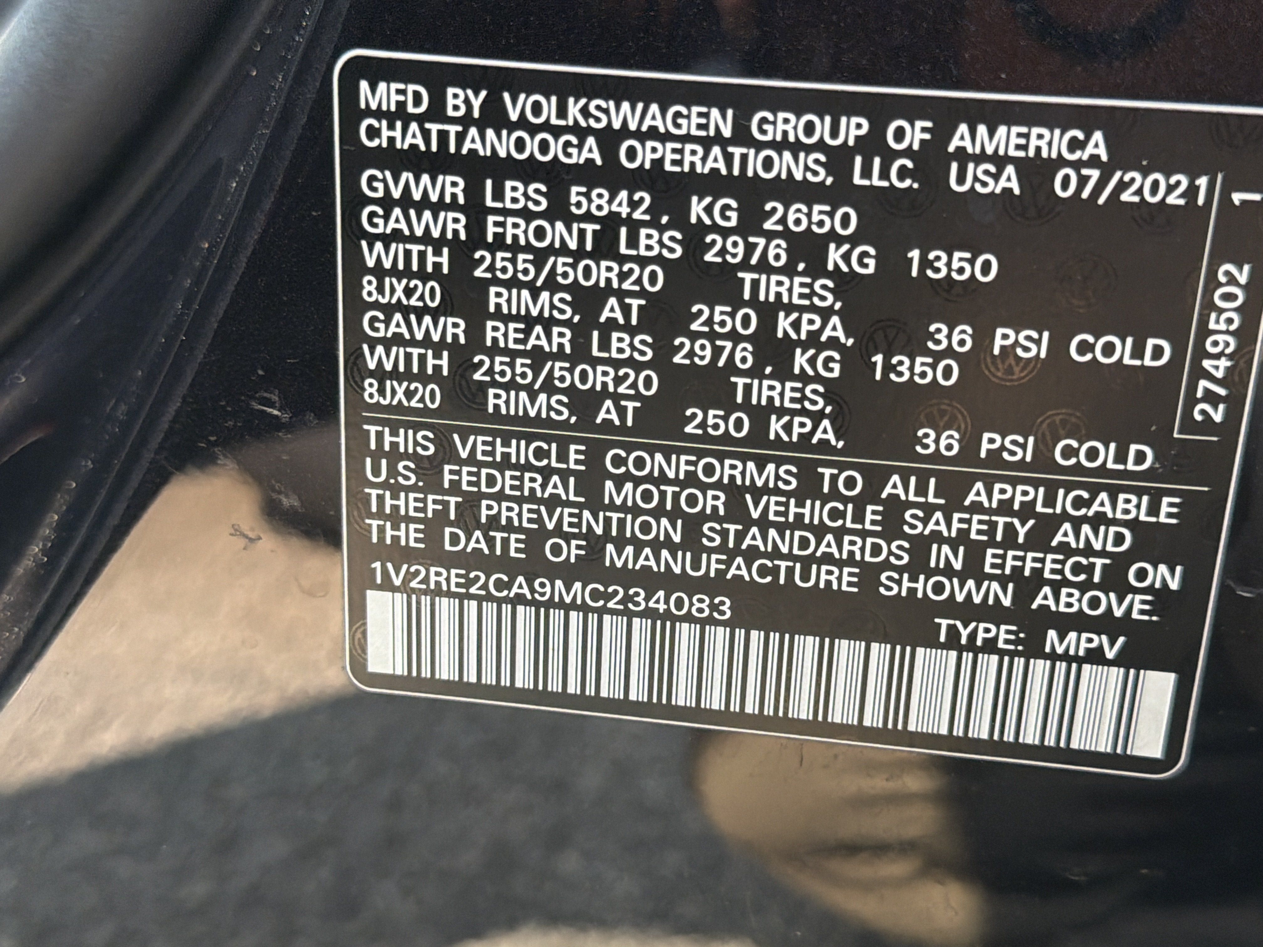 Used 2021 Volkswagen Atlas Cross Sport SE AWD/4WD image 29