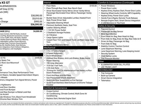 Used 2021 Kia K5 GT w/ GT1 Package image 40