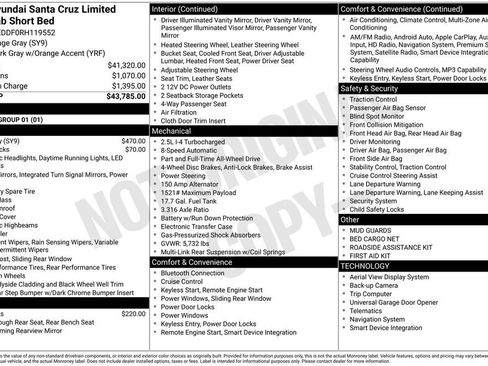Used 2024 Hyundai Santa Cruz Limited AWD/4WD image 39