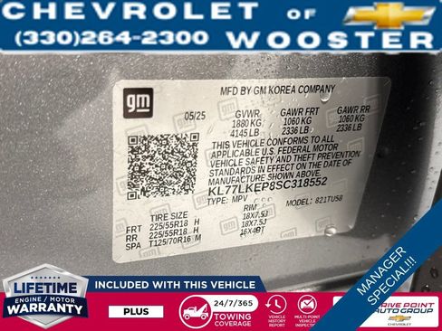 New 2025 Chevrolet Trax ACTIV w/ Driver Confidence Package image 36