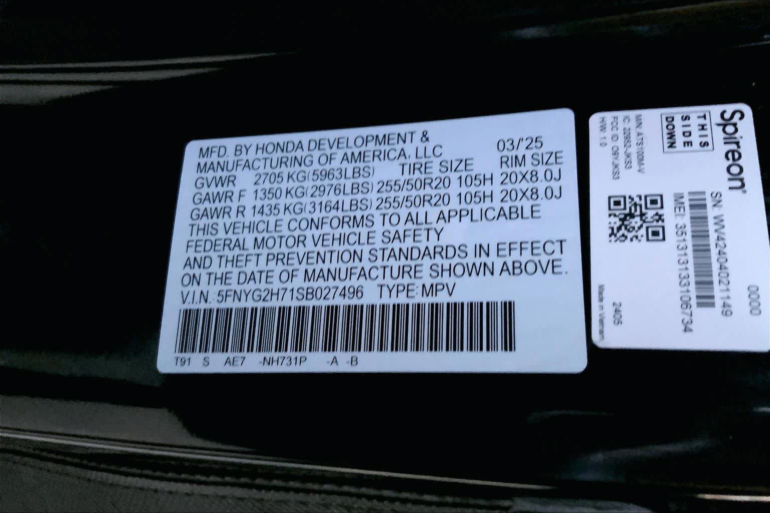 Used 2025 Honda Pilot Touring image 34