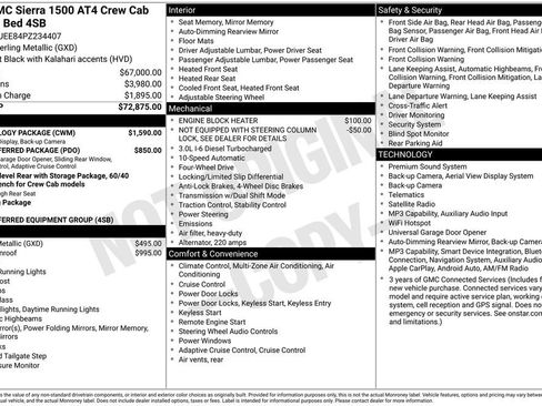 Certified 2023 GMC Sierra 1500 AT4 w/ Technology Package image 43