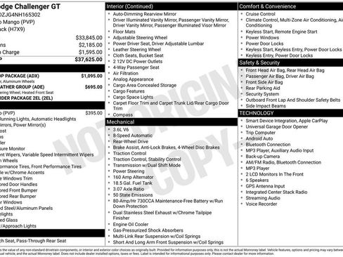 Used 2022 Dodge Challenger GT w/ Blacktop Package RWD image 26