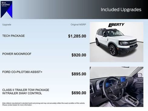 Certified 2023 Ford Bronco Sport Outer Banks w/ Tech Package image 5