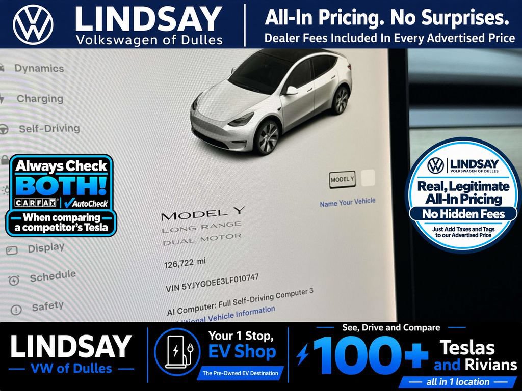 Used 2020 Tesla Model Y Long Range AWD/4WD image 20