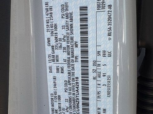 New 2026 Ford Escape ST-Line Select image 59