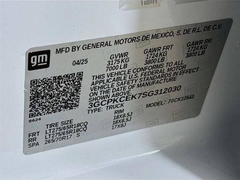 Used 2025 Chevrolet Silverado 1500 Custom Trail Boss image 31