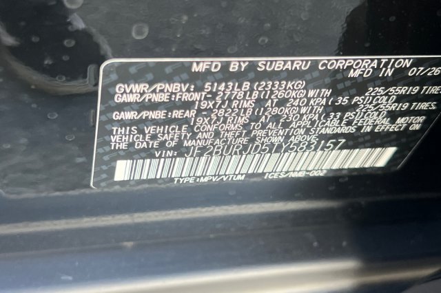 New 2026 Subaru Outback Touring XT AWD/4WD image 25