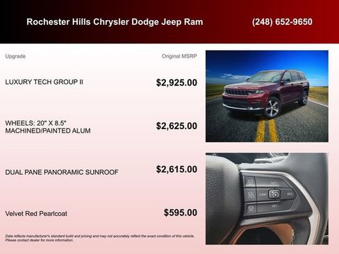 Used 2024 Jeep Grand Cherokee L Limited w/ Luxury Tech Group II AWD/4WD image 6