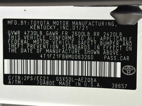 Certified 2021 Toyota Avalon TRD FWD image 32