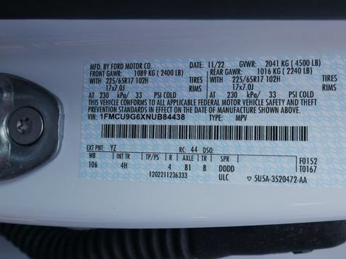 Used 2022 Ford Escape SE w/ Cold Weather Package AWD/4WD image 26