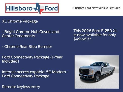 New 2026 Ford F250 XL w/ XL Driver Assist Package image 15