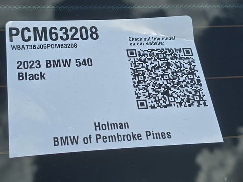 Certified 2023 BMW 540i xDrive w/ Executive Package AWD/4WD image 30