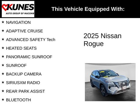 Used 2025 Nissan Rogue SL w/ Tech Package FWD image 3
