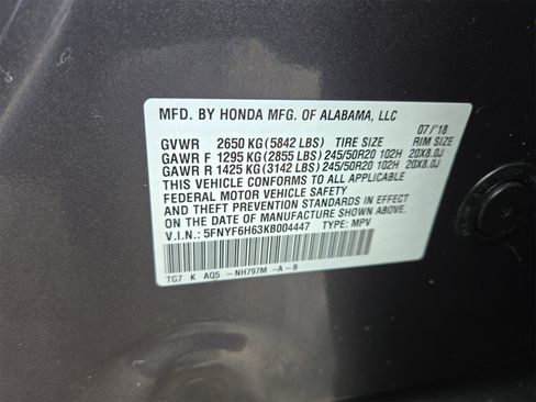 Used 2019 Honda Pilot Touring image 41